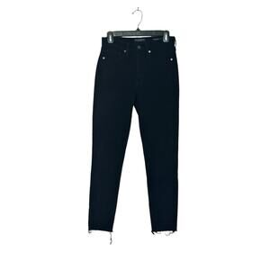 Banana Republic black high rise skinny jeans size 26 short